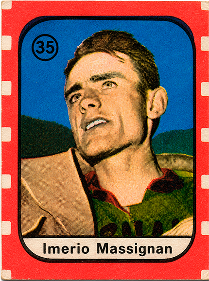 Cicogna Ciclismo 1960 card — Imerio Massignan