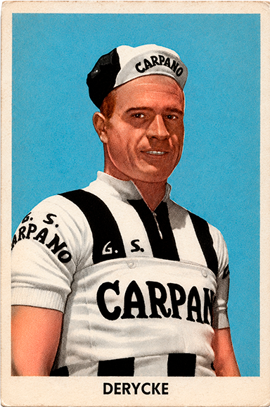 SIDAM Il Ciclismo 1960 card — Derycke