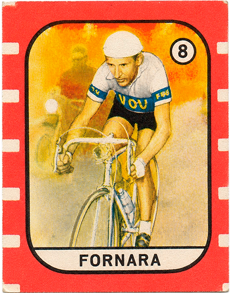 Cicogna Ciclismo 1962 card — Fornara