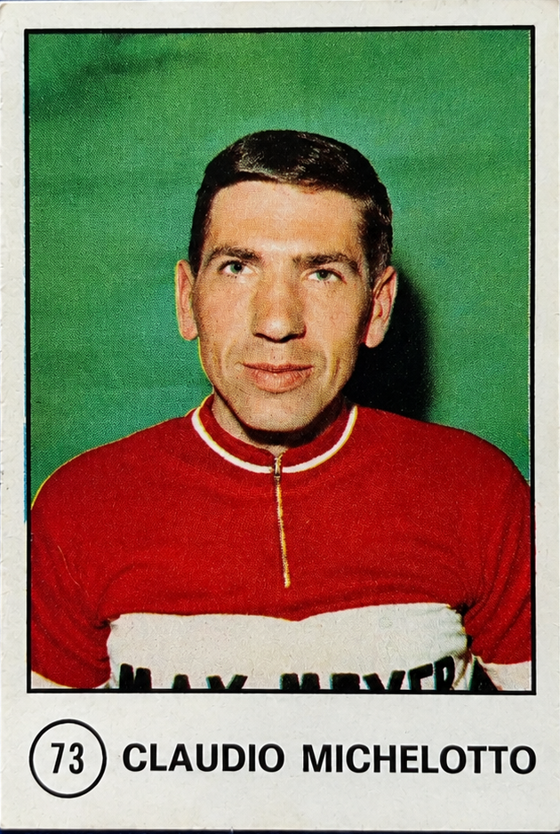 Ciclo Sport 1968 card — Claudio Michelotto
