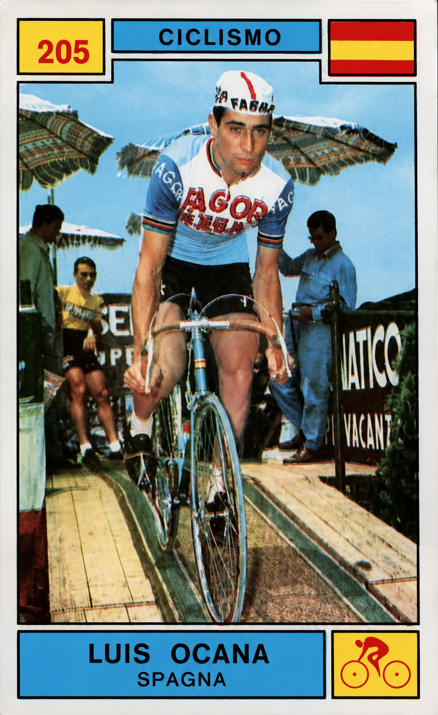 Campioni dello Sport 1969-70 card — Luis Ocaña