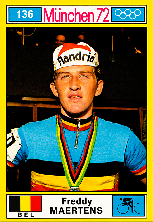 München 72 representative card — Freddy Maertens