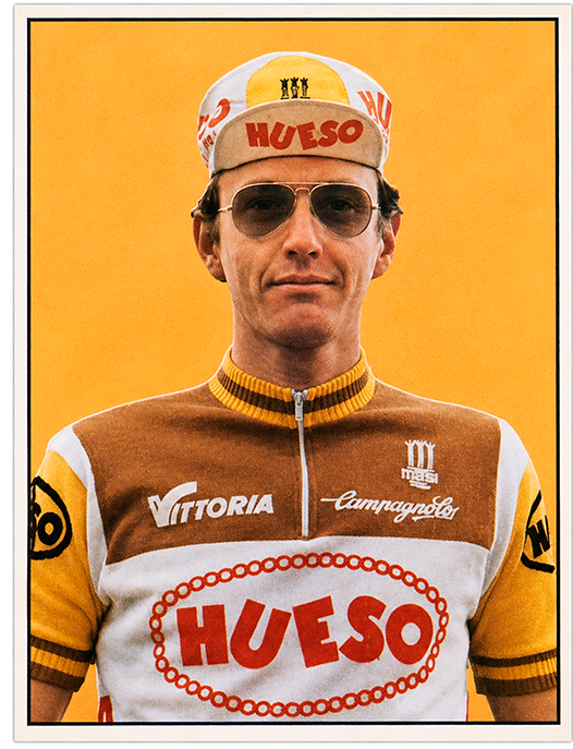 Vuelta Ciclista Ases del Pedal 1985 representative card — Faustino Rupérez