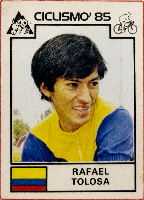 Ciclismo 85 Colombia representative card — Rafael Tolosa