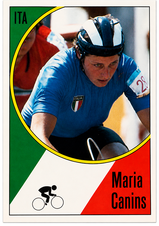 Supersport 1986 representative card — Maria Canins