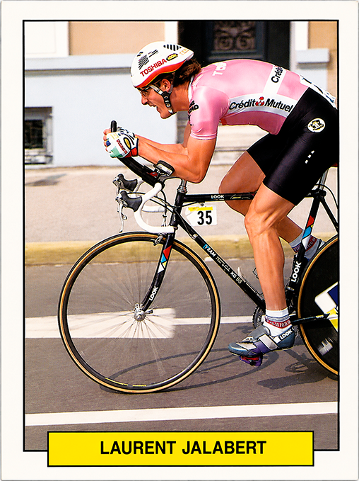 Ases del Pedal Skateball 1992 representative card — Laurent Jalabert