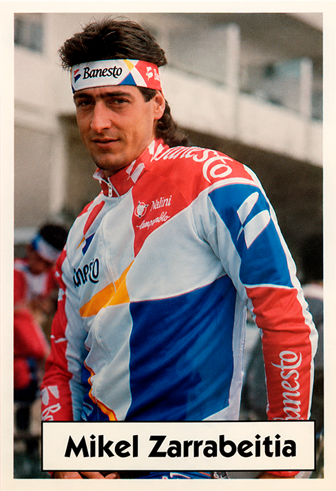 Vuelta Ciclista 1994 representative card — Mikel Zarrabeitia