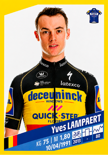 Tour de France 2019 representative card